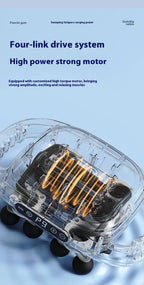 High-Frequency Vibration Full-Bbody Massage Gun Back, Waist, Neck and Shoulder Massager muscle Massager 12/16-Head fascia Gun