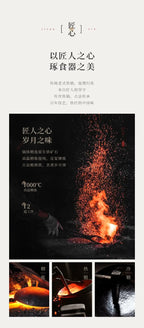 Hot selling iron pot, big belly pot, handmade forging small wok, mini small iron pot, uncoated and non stick household wok