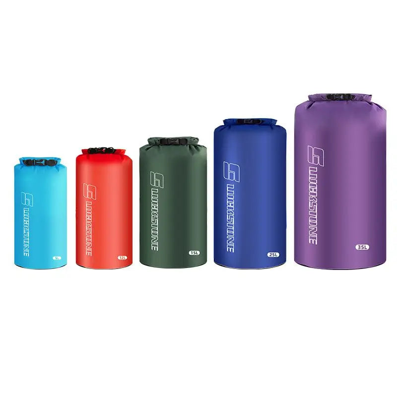 Portable Waterproof Dry Bag Sack Ultralight Drifting Swimming Storage Bag Rafting Kayaking Bag 3/5/8/12/15/25/35/75L