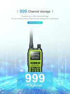 BAOFENG New Walkie Talkie 2PCS 5R Mini 5W Radio walkier talkie BT Dual PTT Transmission AM Aviation Reception Mini Case Radio