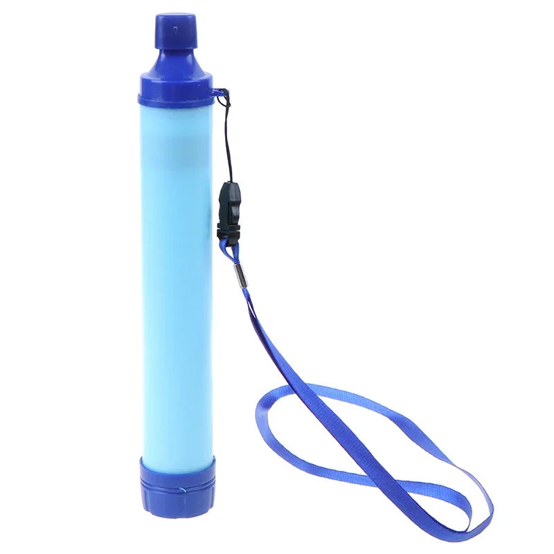 Outdoor Mini Water Filter Straw Camping Purification Portable Hiking Water Purifier for Survival or Emergency Supplies