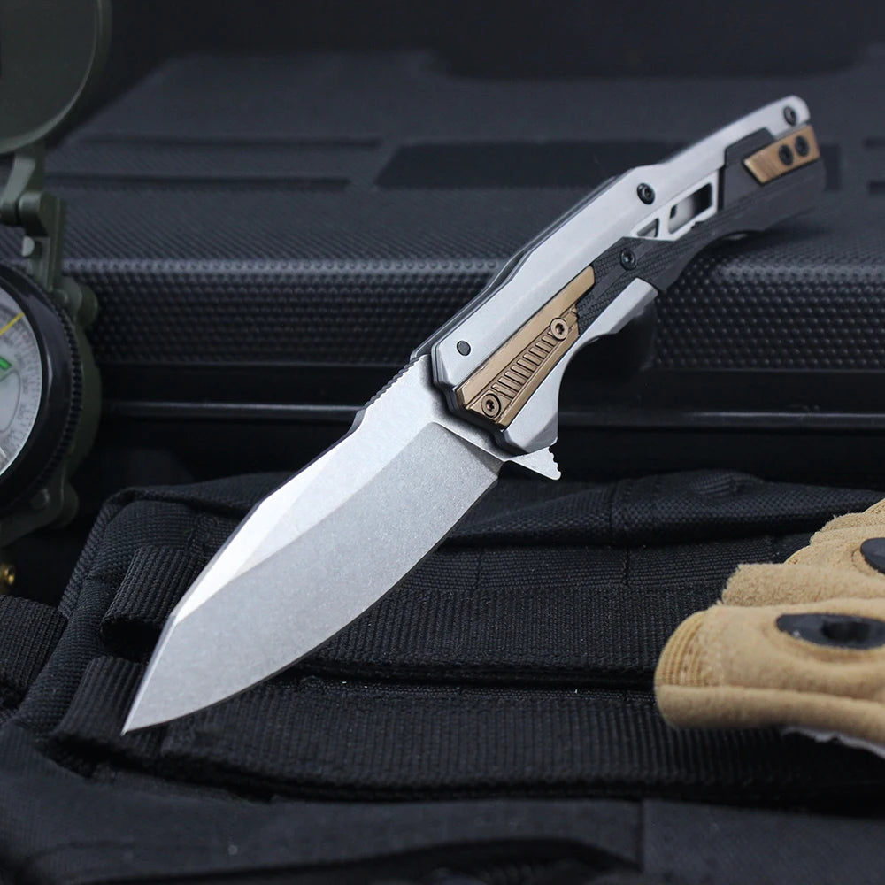 KS 2095 Folding Pocket Knife Portable Military Tactical Knives Outdoor Camping Tourist Combat Hunting Small Knife Utility Tool