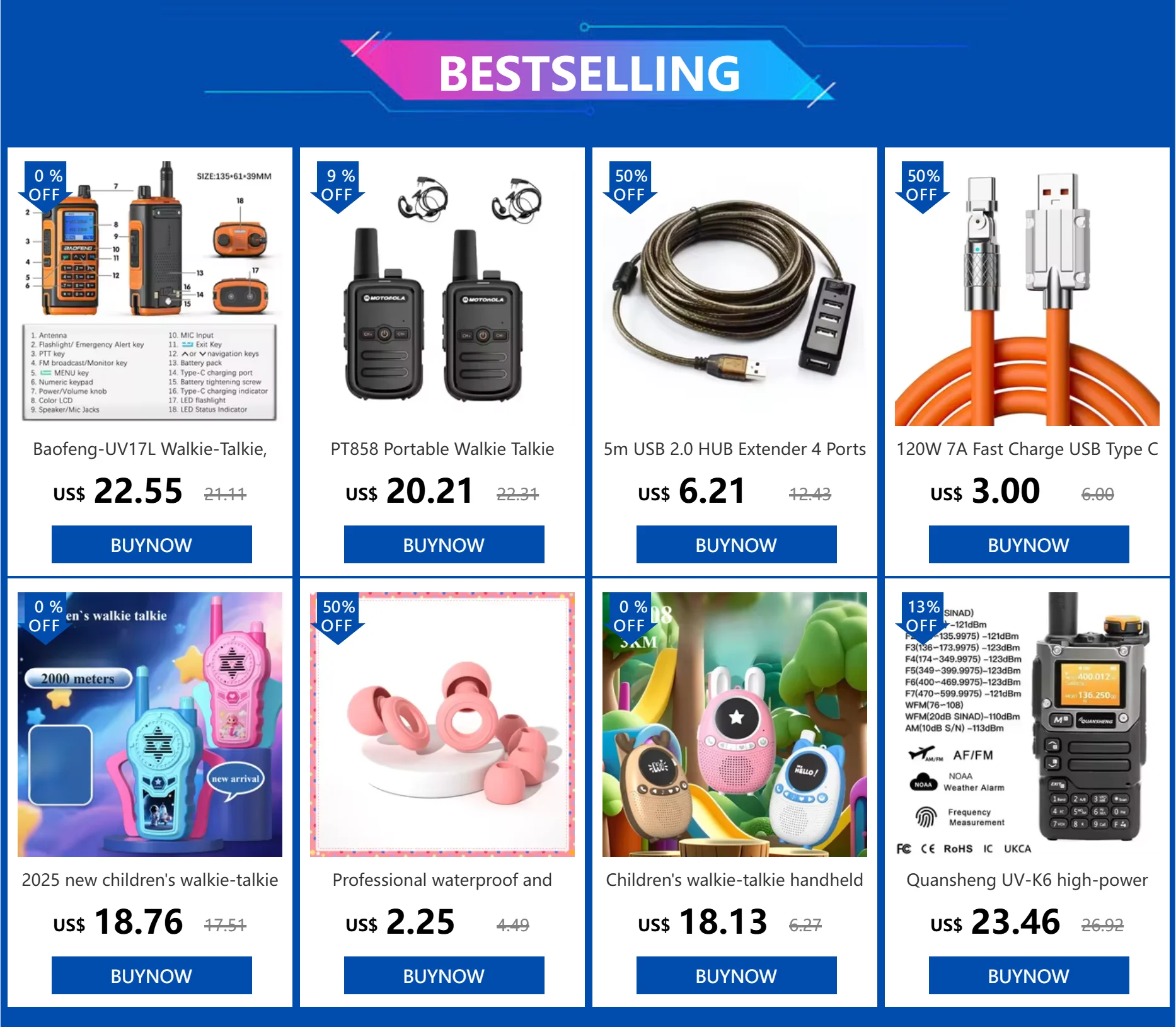 PT858 Portable Walkie Talkie Long Range 16 channels Two-Way Radio Communicator For Hiking Camping Travelling  ham radio