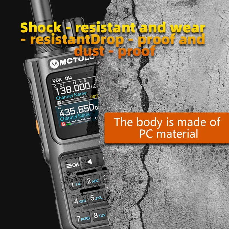 MOTOLOLA walkie talkie 15W multi band Bluetooth Programming Noise Reduction  AM FM amateur radio  Camping walkie talkie