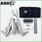BHBT 37 in 1 Multitool Pliers Folding Multi-functional Tool With Replaceable Saw Blade Portable EDC Outdoor Hand Tools