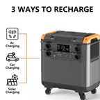 3000W Portable Power Stations Lifepo4 Battery Camping Outdoor Power Supply 5376wh Energy Storage 2400W Portable Power Generator