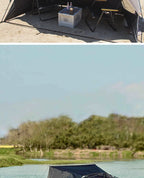 Sonuto Outdoor 3-4P One-Touch Camping Tent Quick Automatic Opening Beach Fishing Tent Family Travel Picnic Park Anti-UV Shade