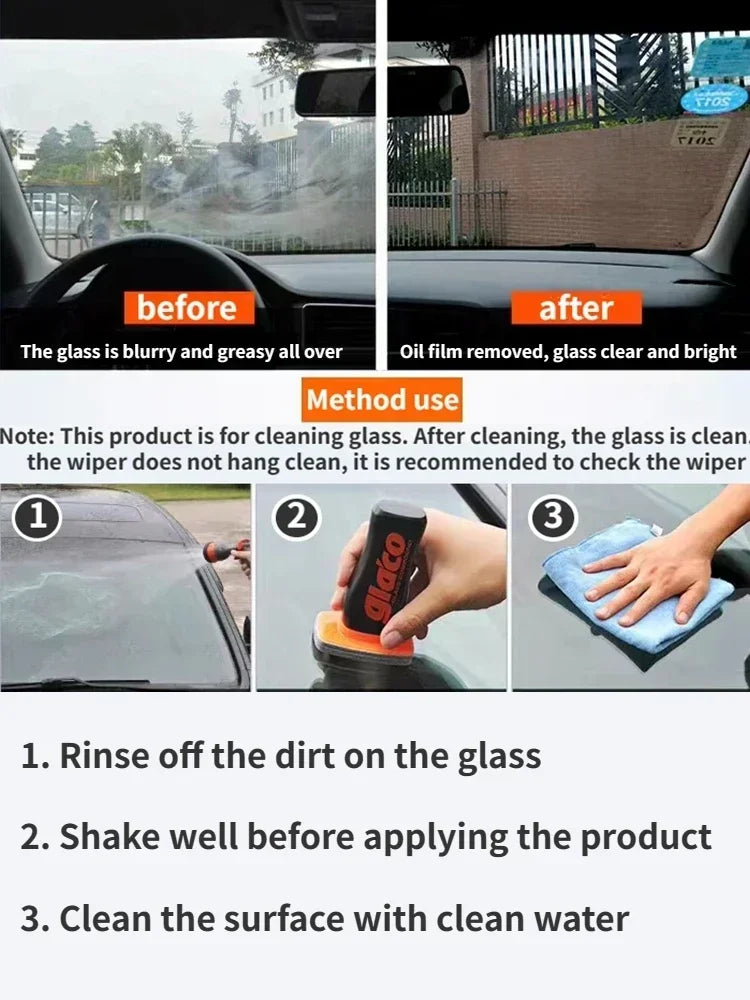100ml Soft99 Car Windshield Oil Film Removal Rain Repellent JDM Ultra Glaco Car Glass Antirain Coating Anti-rain for Car Glass