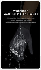 Outdoor Winter Cycling Gloves Touch Screen Motorcycle Gloves  Windproof Sports Riding Ski Gloves Waterproof 3M Running Gloves