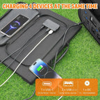 SinKeu Foldable Solar Panel 100W/60W/40W Portable Waterproof Solar Charger with USB DC Output for Power Station Solar Generator