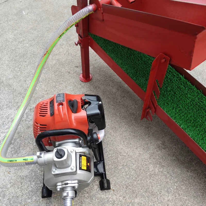 High-efficiency recovery sluice box for efficient gold panning, mining and exploration Compact and portable