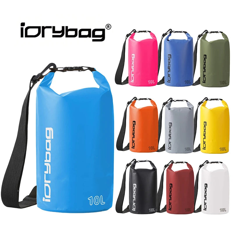 Idrybag Dry Bag Waterproof Bag for Women Men 2/5/10/15/20L Swimming Rafting Kayaking River Trekking Waterproof Dry Bag Backpack