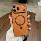 Magnetic Leather Case for iPhone 17 Pro Max 17 Air 17Pro Cover Magnet for Mag-safe Anti-knock All-round Camera Protector Shell