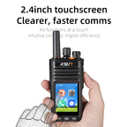 KSUT ZL65 Android 9.0 POC 4G LTE Wifi Radio Blue-tooth Two Way Radio Unlimited Distance Long Range Walkie Talkie