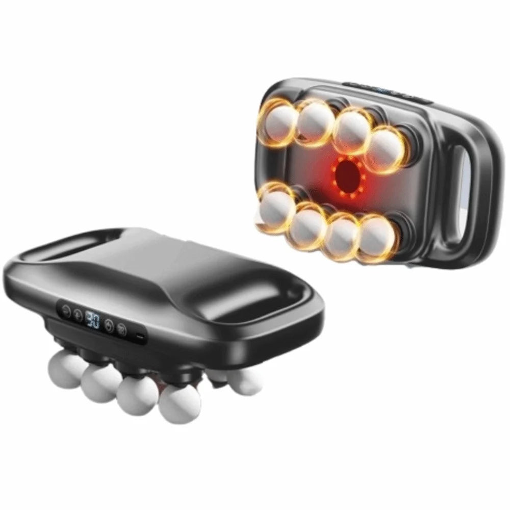 8/12/16-Head Fascia Equipment Electric Muscle masajeador Waist Massager 30 Gear Adjustable High Frequency Body Massage Machine