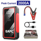 2000A Car Jump Starter Power Bank 12V Output Portable Emergency Start-up Charger 1200A for Cars Booster Battery Starting Device