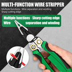 8-in-1 Electrical Stripping Pliers Precision Electrician Pliers Professional Electrician Maintenance Tools Convenient Efficient