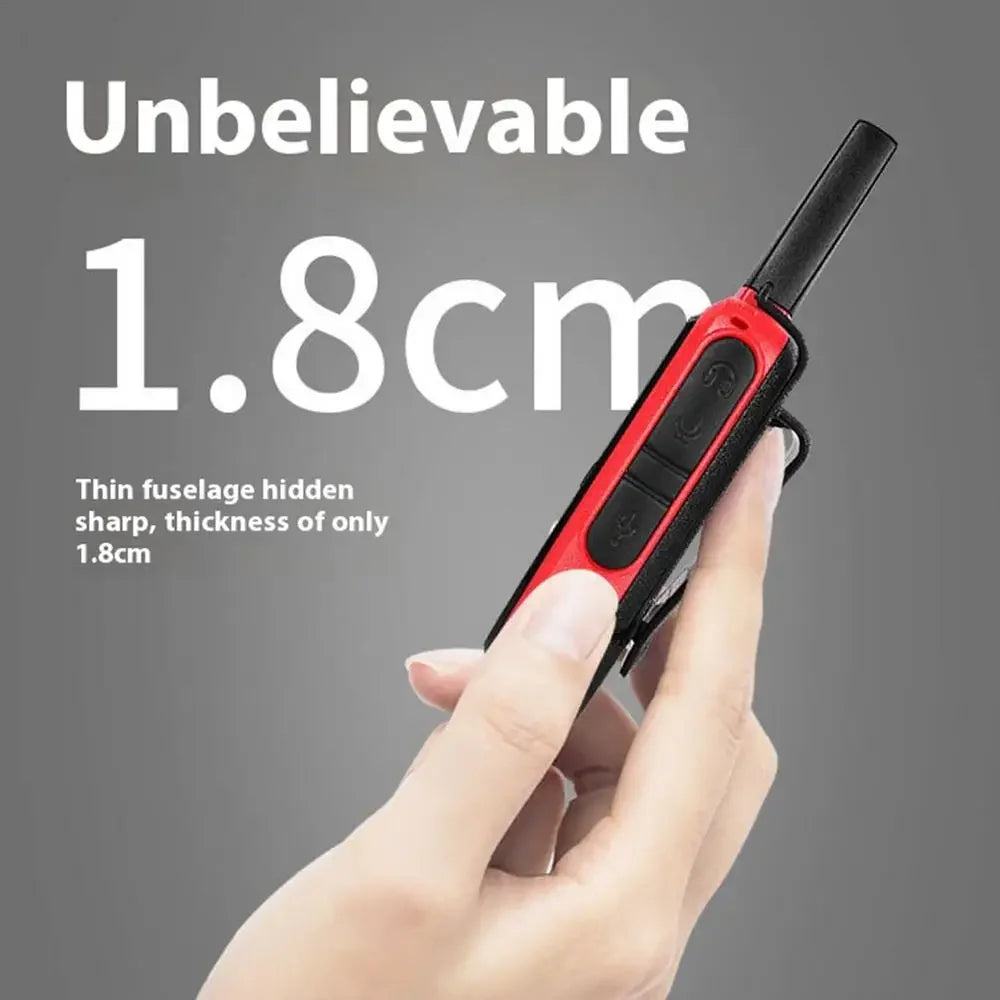 PT858 Portable Walkie Talkie Long Range 16 channels Two-Way Radio Communicator For Hiking Camping Travelling  ham radio