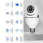 4G WiFi IP Camera E27 Bulb Cam 3MP Wireless Baby Monitor AI Tracking Security Video Surveillance Pet Cam SmartLife Indoor