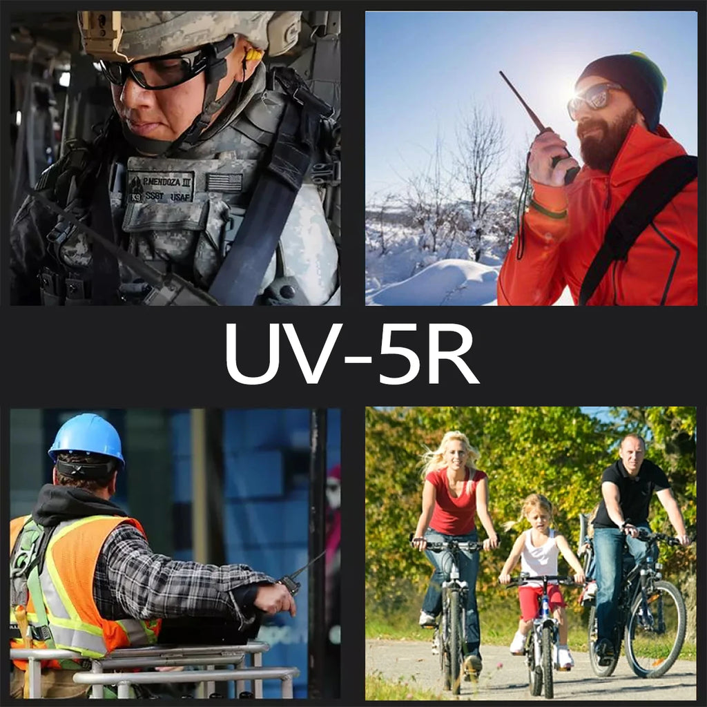 1/2PCS Baofeng UV 5R 5W 8W Walkie Talkie Ham CB Radio Long Range Dual Band VHF UHF FM Transceiver Two Way Radio UV5R K5 Plus