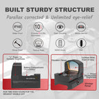 Vector Optics Frenzy-S 1x17x24 Red Dot Sight With RMSc Footprint,Motion Sensor,Lightest Weight For Glock 17 19 Taurus Pistol
