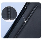 1Pair High Top Waterproof Shoe Covers Black Anti-Slip Reusable for Motorcycle Cycling Bike Men Women Overshoes PVC Protectors