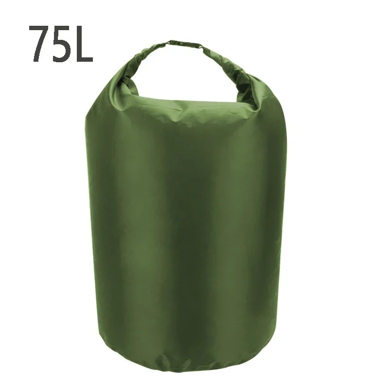8L/25L/40L/70L/75L Waterproof Dry Bag Ultra Lightweight Airtight Bags Roll Top Drybags for Camping Kayaking Swimming Rafting