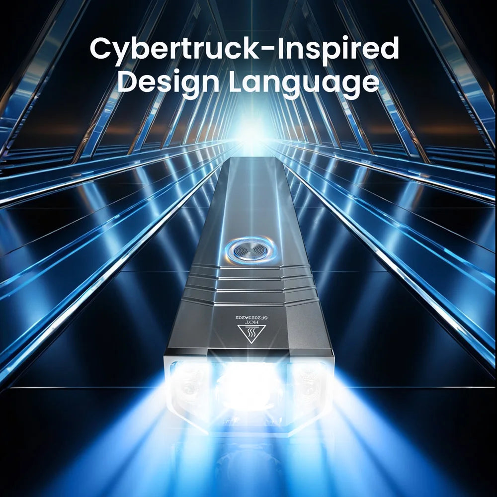 SOFIRN ST1 1500lm 226m Pocket Flashlight  USB C Rechargeable Square Lamp IPX7 Waterproof Light for Camping&Fishing