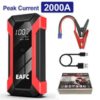 2000A/1200A Car Jump Starter Power Bank Starting Device Portable Car Battery Emergency Booster for 12V Vehicles Small Trucks