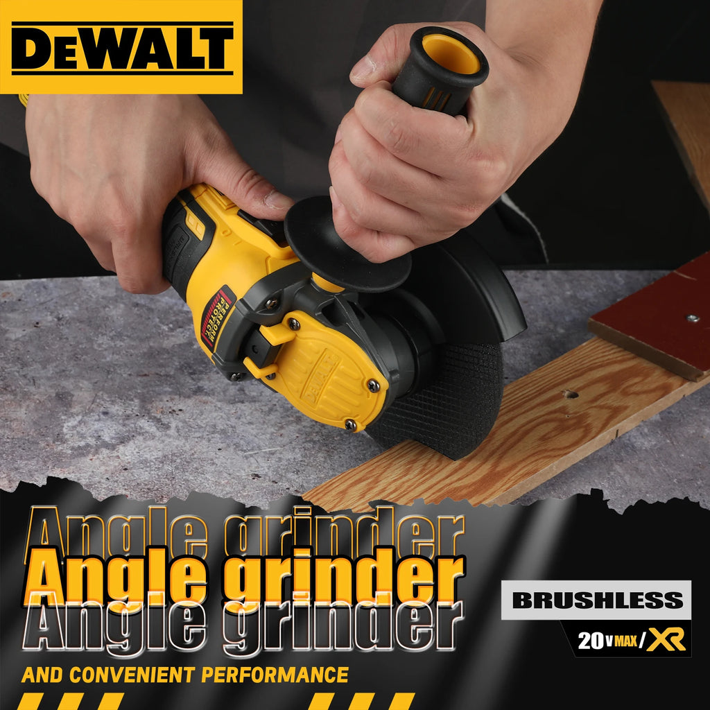 DEWALT DCG409 125mm Flat Head Angle Grinder Bare Machine Tool Cutting Machine 20v grinder  Brushless Tools