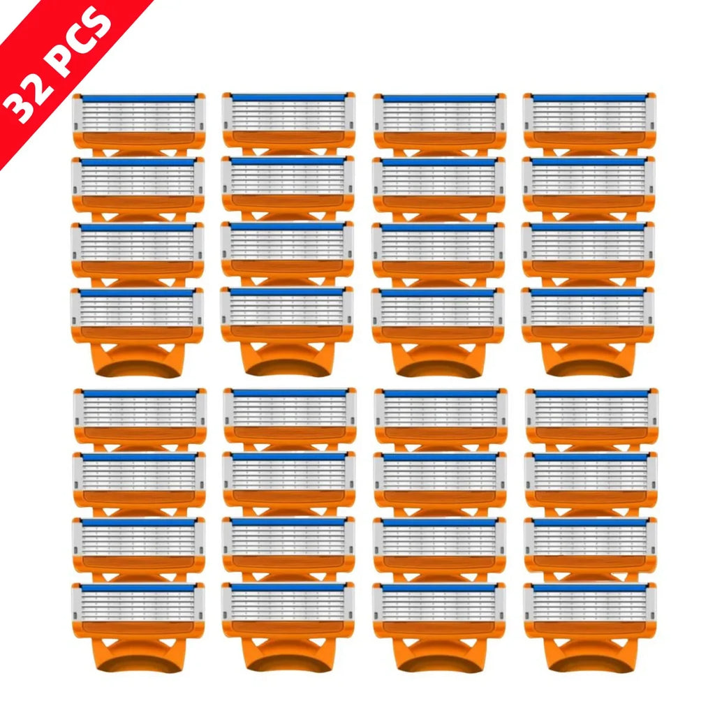 Superduty Razor Fusion 5 Ultra Thin Blade Men's Razor with Sideburn Trimmer Men's Facial Trimmer Safe Sharp 5-layer razor