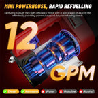 Cordless Diesel Transfer Pump Kit  21V DC Fuel Transfer Pump Battery Powered 12GPM Portable Self-Priming Diesel Pump Kit