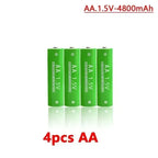 1.5V Rechargeable AA AAA 4.8-3.8Ah Battery For Torch Toys Clock MP3 Player Replace Ni-Mh Battery Delivery within 15-25 days