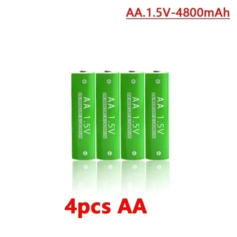 1.5V Rechargeable AA AAA 4.8-3.8Ah Battery For Torch Toys Clock MP3 Player Replace Ni-Mh Battery Delivery within 15-25 days