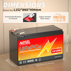 6Ah 10Ah 12Ah 20Ah 30Ah 12V 100Ah LiFePO4 Battery Pack BMS 200Ah 300Ah Lithium Iron Phosphate Rechargeable Battery