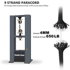 30m 4mm Thick Braided Paracord For Camping And Hiking, Handmade DIY Rope