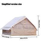 Inflatable camping tent 4-8 people with windows portable water-resistant camping tent  Four season tents