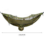 Portable Camping Hammock Anti-mosquito and Anti-Sun Camping Hammock 200kg/440.9lbs Load 2.9*1.4m