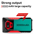 Portable Car Jump Starter Power Bank Car Booster Charger 12V Starting Device Petrol Diesel Car Emergency Booster 18800mAh
