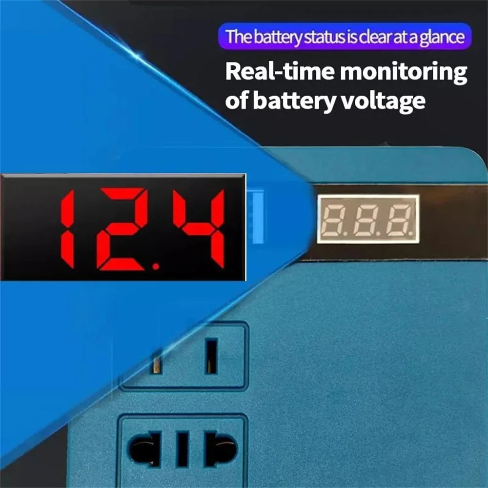 120W Lithium Battery Inverter DC 18V-21V To AC 220V for Makita Smart Transformer Outdoor Work Inverter