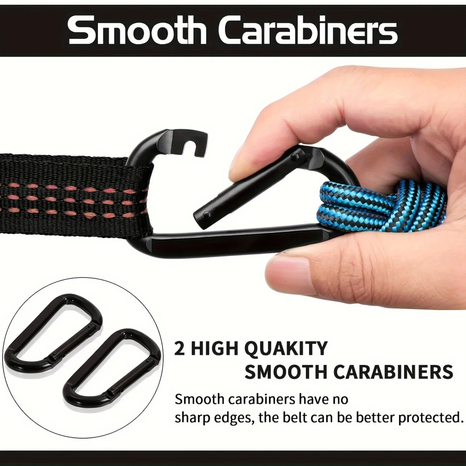 Premium Double Hammock with Tree Straps and Carabiners for Couples - Ideal for Camping and Travel Adventures