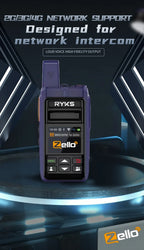 Android 8.0 Long Range Communication Radio Zello Walkie Talkie 4G Bluetooth 5000Km Wifi Wireless Devices Portable Two-Way Radio