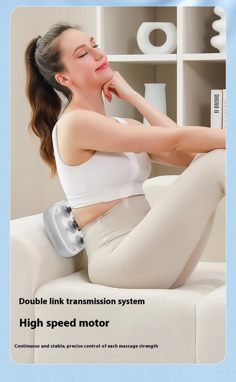 High-Frequency Vibration Full-Bbody Massage Gun Back, Waist, Neck and Shoulder Massager muscle Massager 12/16-Head fascia Gun