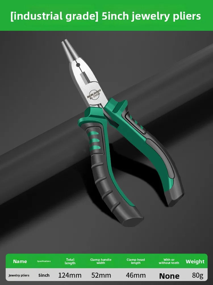 5inch Mini Multifuncational Pliers,  Electrician Special Wire Pliers, Pointed Nose Pliers, Small Handmade Industrial Grade Vice