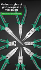 5inch Mini Multifuncational Pliers,  Electrician Special Wire Pliers, Pointed Nose Pliers, Small Handmade Industrial Grade Vice