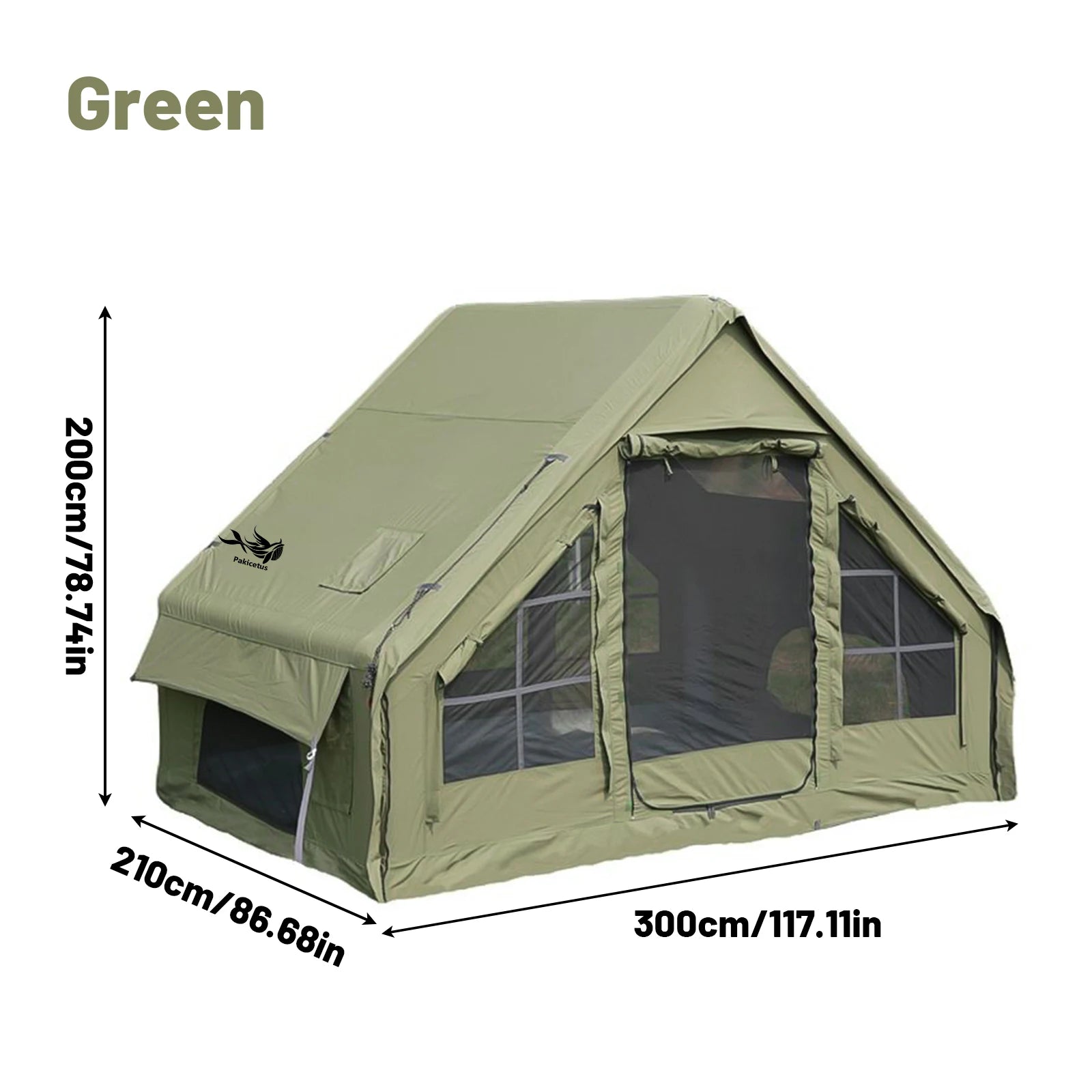 Inflatable Tents For Adult Camping, Luxury Camping Tents, Inflatable Tents With Stove Plug, 4/6/8 Person Family Camping Inflatab