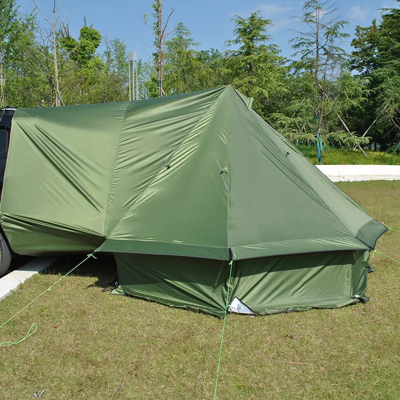 Car Rear Tent for 8 People – Ultra-Lightweight Car Rear Tent with Floor, Waterproof & Windproof, Family Camping Essential