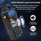 Baofeng UV-5R 8W Walkie Talkie Portable Tri-Power Two Way Radio Communication VHF UHF Receiver Long Range Headset For Camping