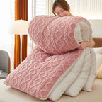New Super Thick Winter Warm Blanket for Bed Artificial Lamb Cashmere Weighted Blankets Soft Comfortable Warmth Quilt Comforter
