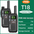 2pcs Baofeng F22 Kids Walkie Talkie Rechargeable Type-C Ham Radio Electronic Toys Birthday Gift Children